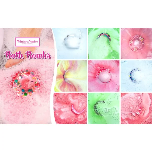 Winter In Venice Doughnut Bath Bombs