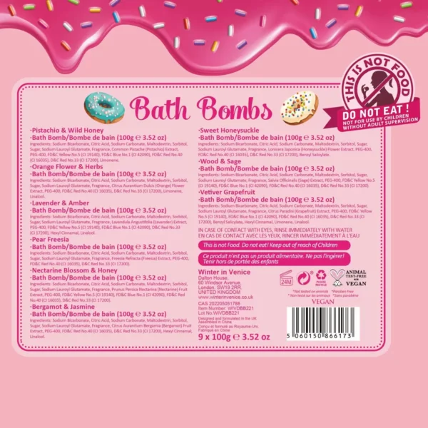 Winter In Venice Doughnut Bath Bombs