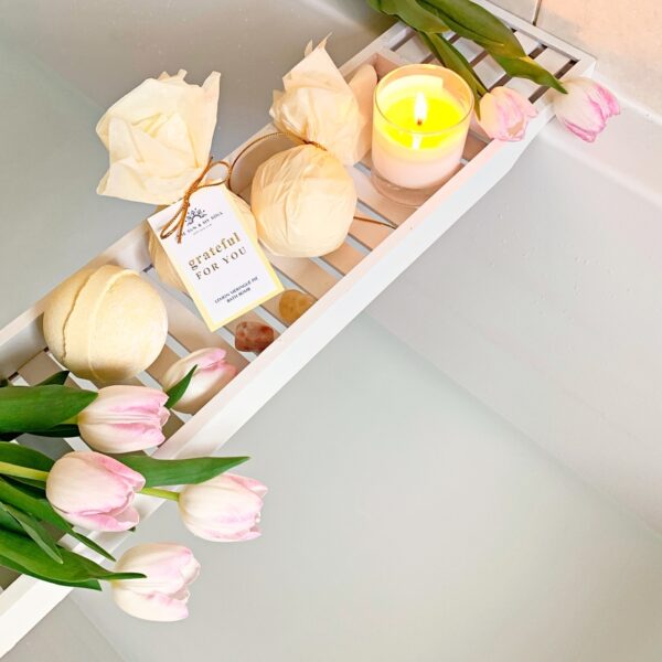 Lemon Meringue Pie Gratitude Bath Bomb