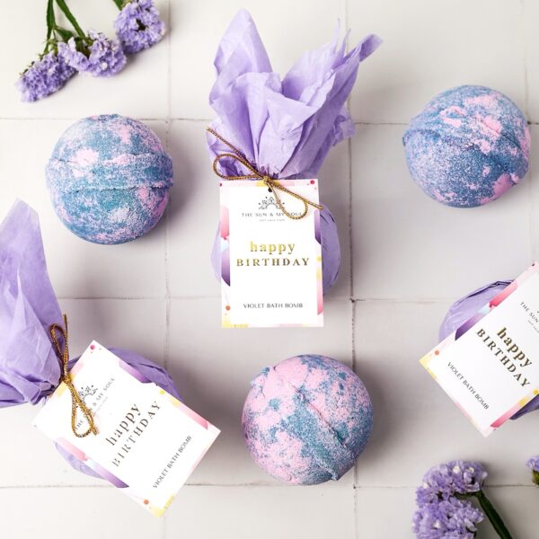 Violet Birthday Bath Bomb